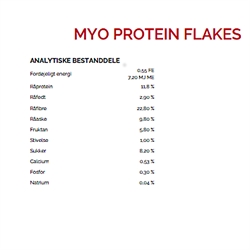 Agrobs Myo Protein Flakes - Indholdsfortegnelse