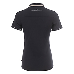 Cavallo Pique Polo shirt / Sort - Ryg