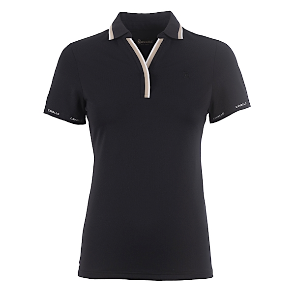 Cavallo Pique Polo shirt / Sort