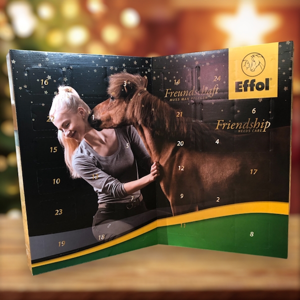 Effol Pakkekalender til hest & Rytter - 24 låger - Stor julekalender.