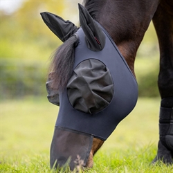 LeMieux Bug Relief Fluemaske med mule / Navy - På hest