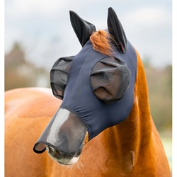 LeMieux Bug Relief Fluemaske med mule / Navy