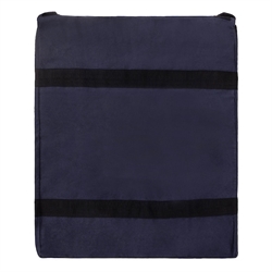 QHP Hay Cushion /Navy - Bagside